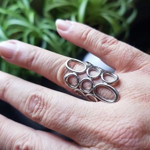 Vintage Silver tone ring